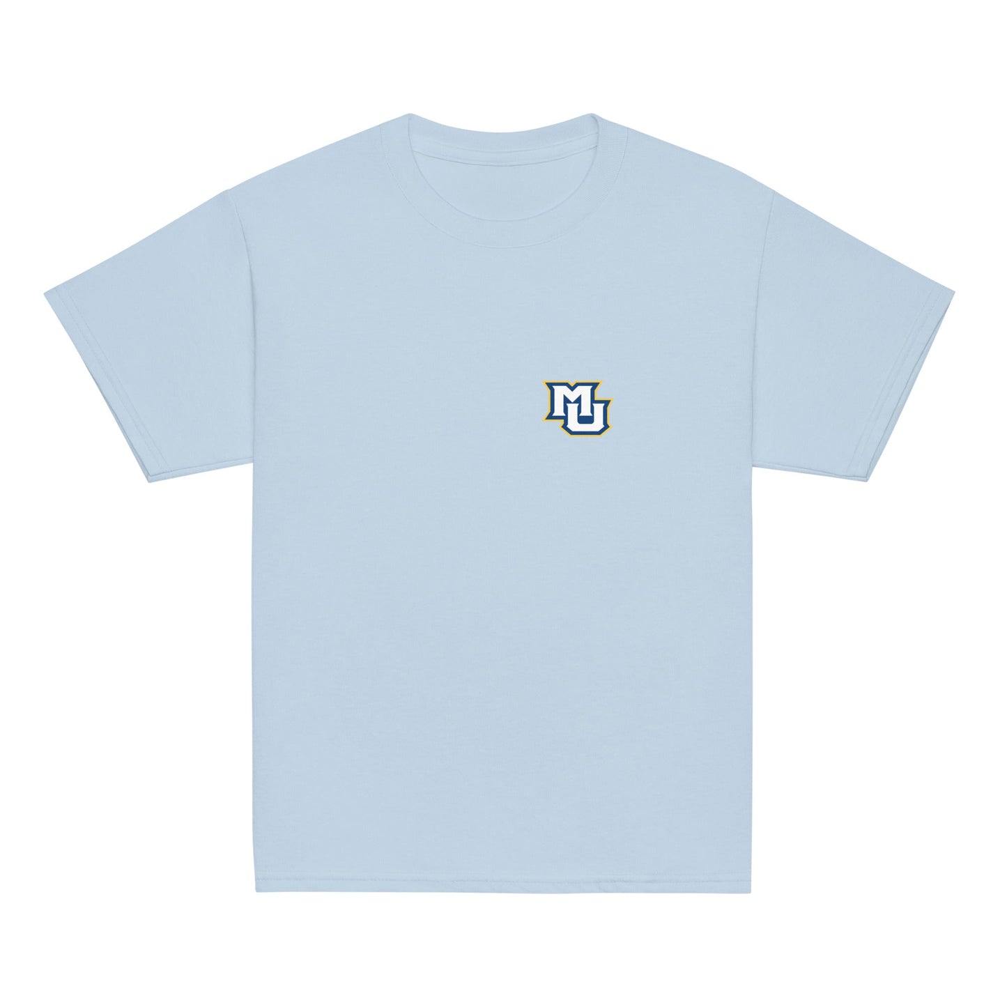 Classic | Youth T Shirt | Marquette University Women's Hockey | MU Mark Backprint Logo