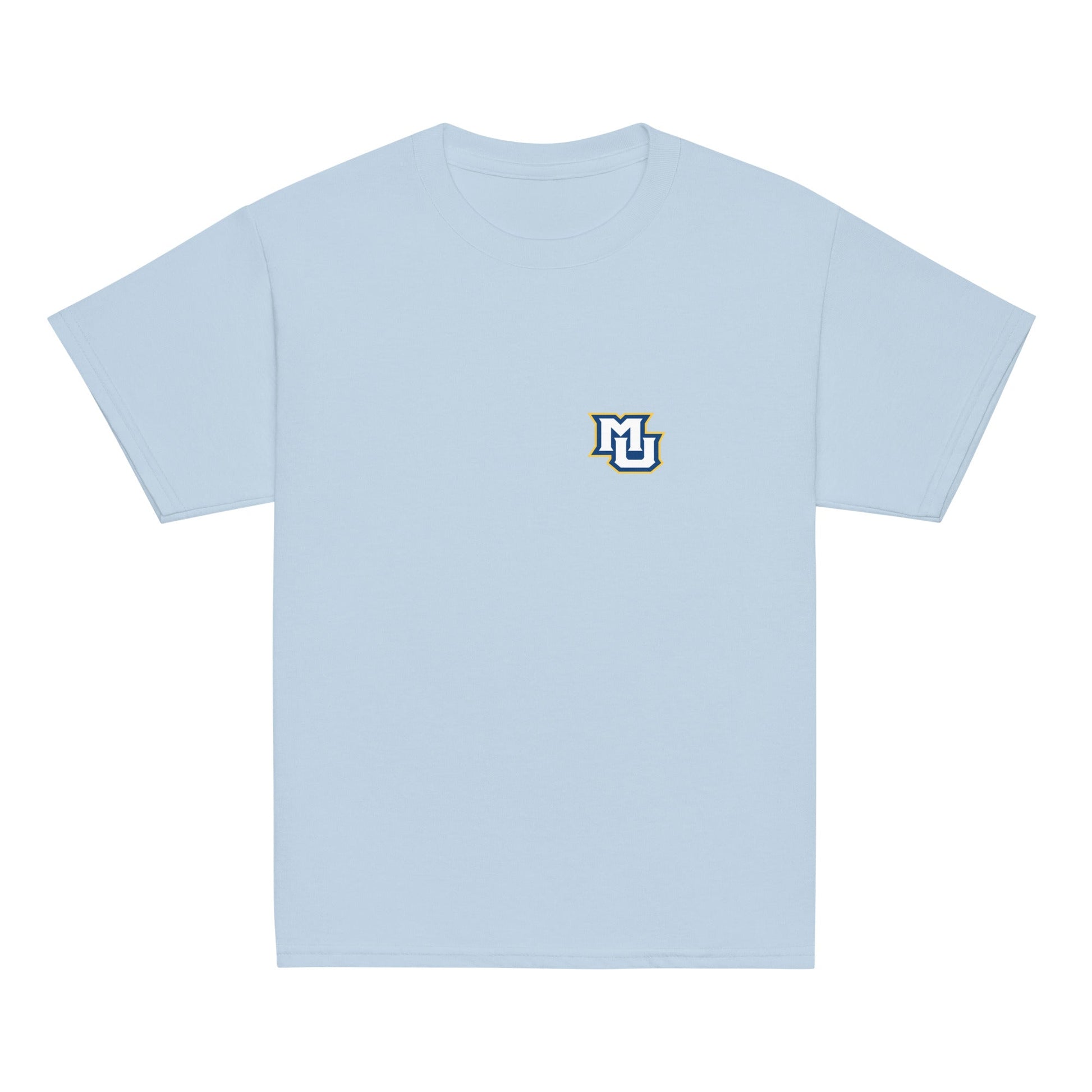 Classic | Youth T Shirt | Marquette University Women's Hockey | MU Mark Backprint Logo