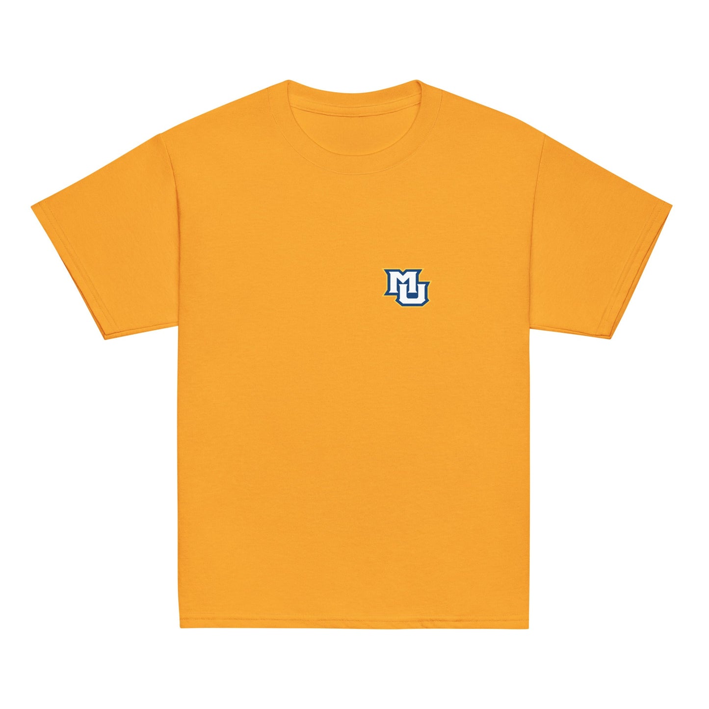 Classic | Youth T Shirt | Marquette University Women's Hockey | MU Mark Backprint Logo