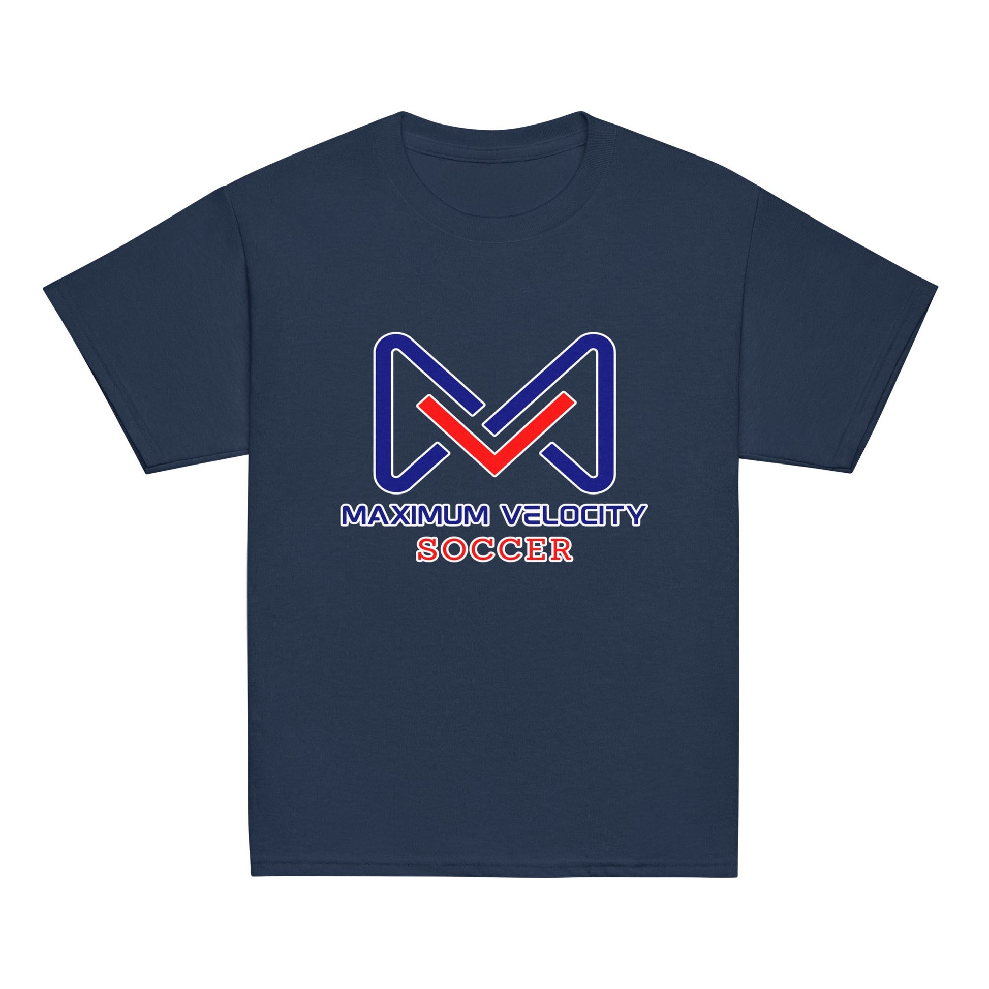 Classic | Youth T Shirt | Maximum Velocity Youth Sports | Crest Logo