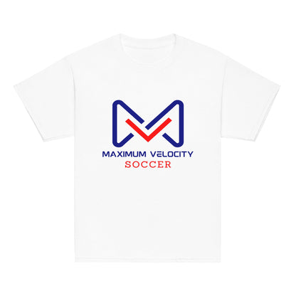 Classic | Youth T Shirt | Maximum Velocity Youth Sports | Crest Logo