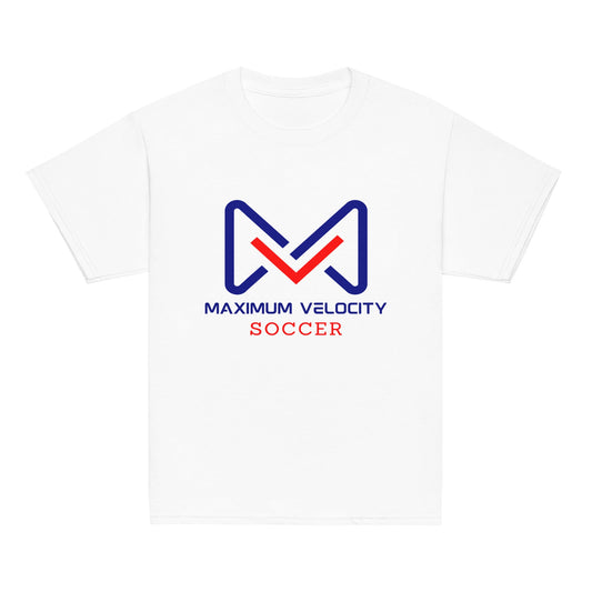 Classic | Youth T Shirt | Maximum Velocity Youth Sports | Crest Logo