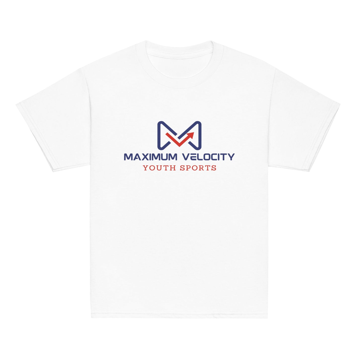 Classic | Youth T Shirt | Maximum Velocity Youth Sports | Emblem Logo