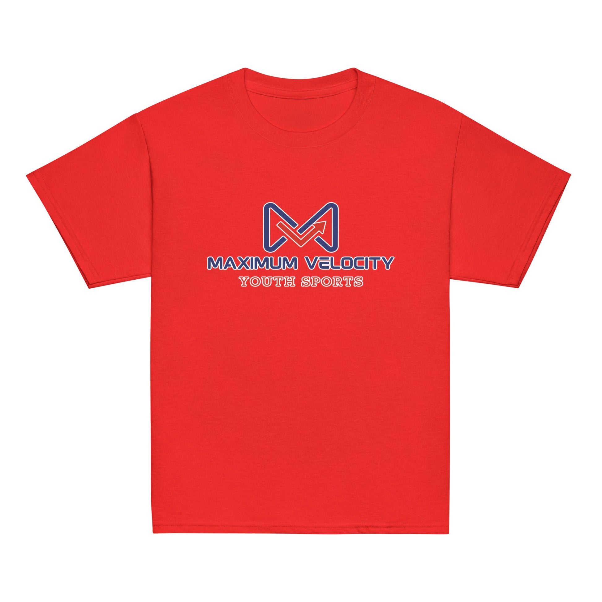 Classic | Youth T Shirt | Maximum Velocity Youth Sports | Emblem Logo