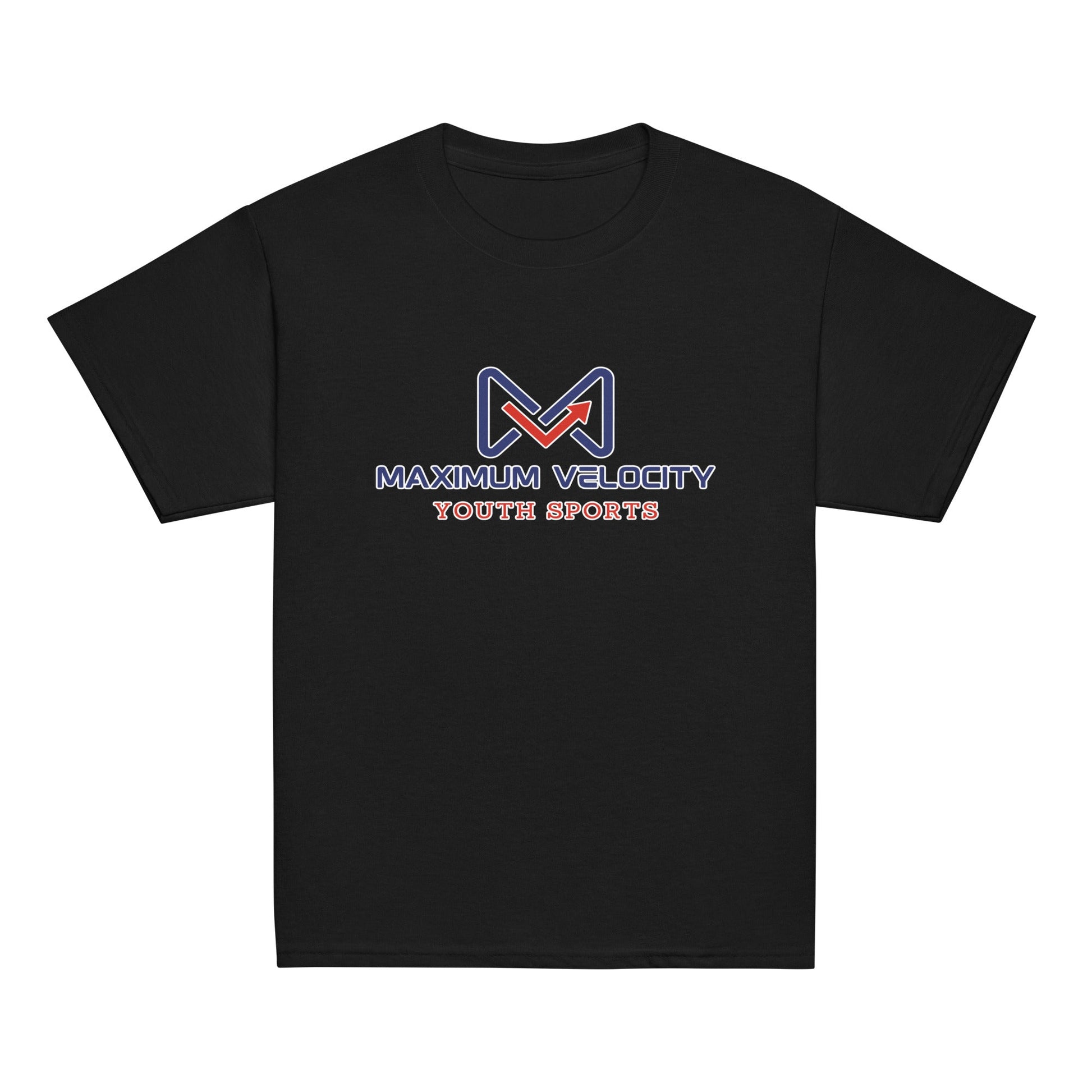 Classic | Youth T Shirt | Maximum Velocity Youth Sports | Emblem Logo