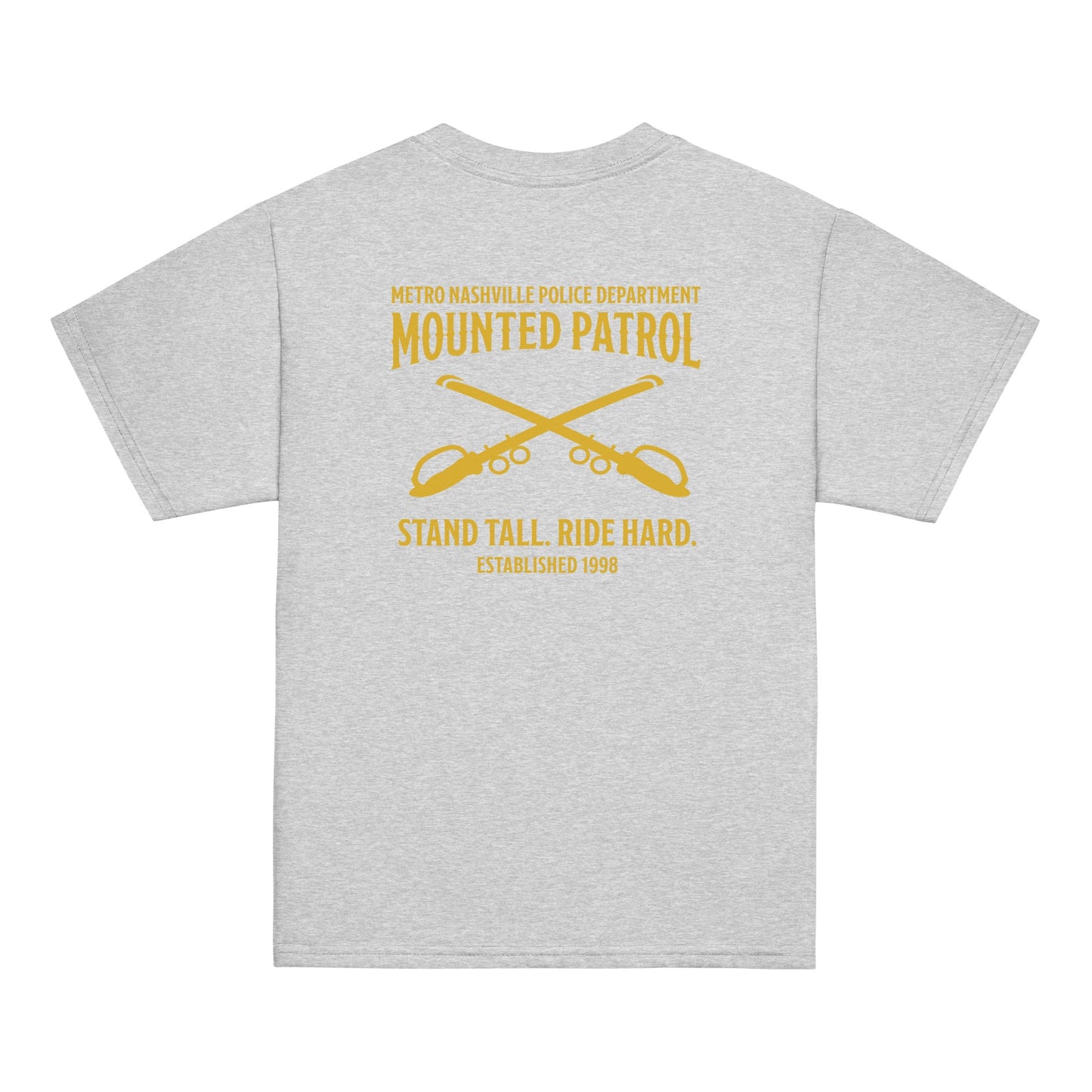 Classic | Youth T Shirt | Metro Nashville Police Department Horse Mounted Patrol | Stand Tall Logo