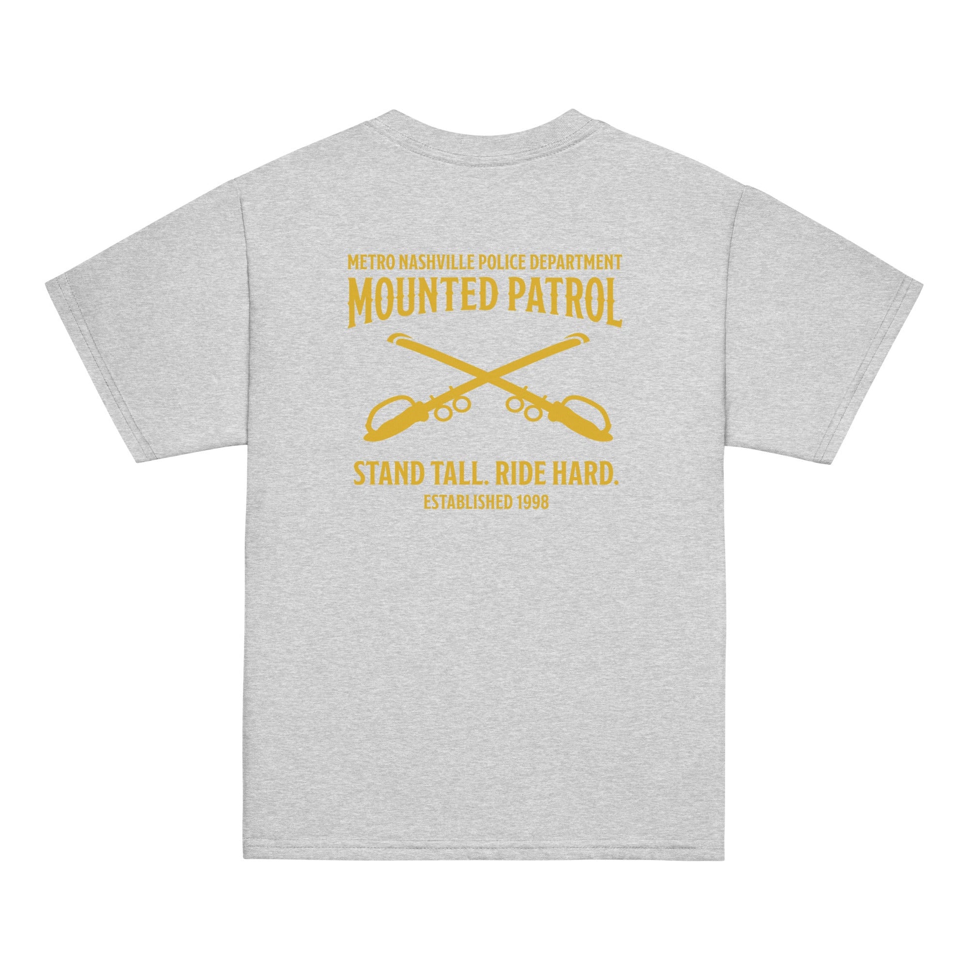 Classic | Youth T Shirt | Metro Nashville Police Department Horse Mounted Patrol | Stand Tall Logo