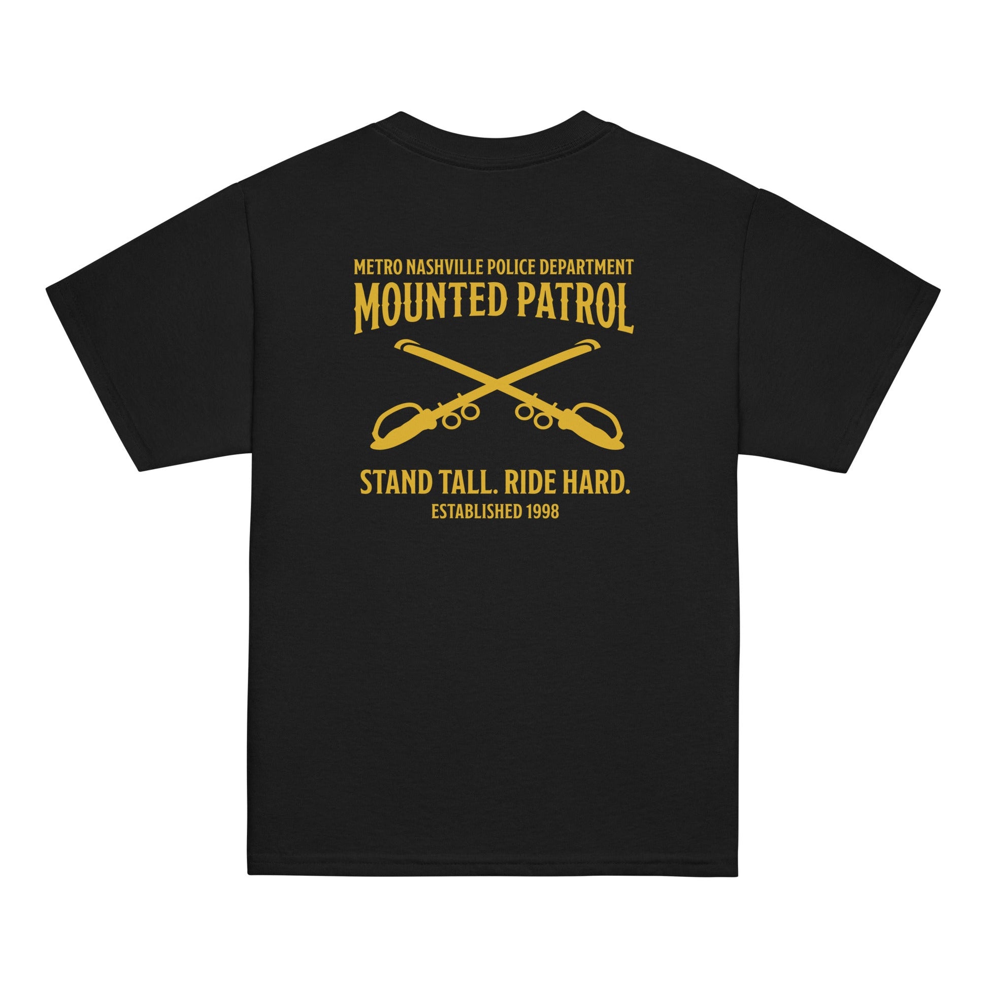 Classic | Youth T Shirt | Metro Nashville Police Department Horse Mounted Patrol | Stand Tall Logo