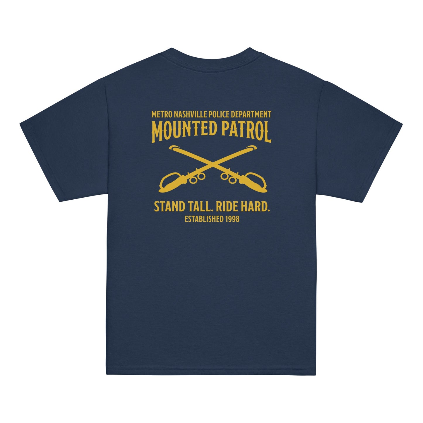 Classic | Youth T Shirt | Metro Nashville Police Department Horse Mounted Patrol | Stand Tall Logo