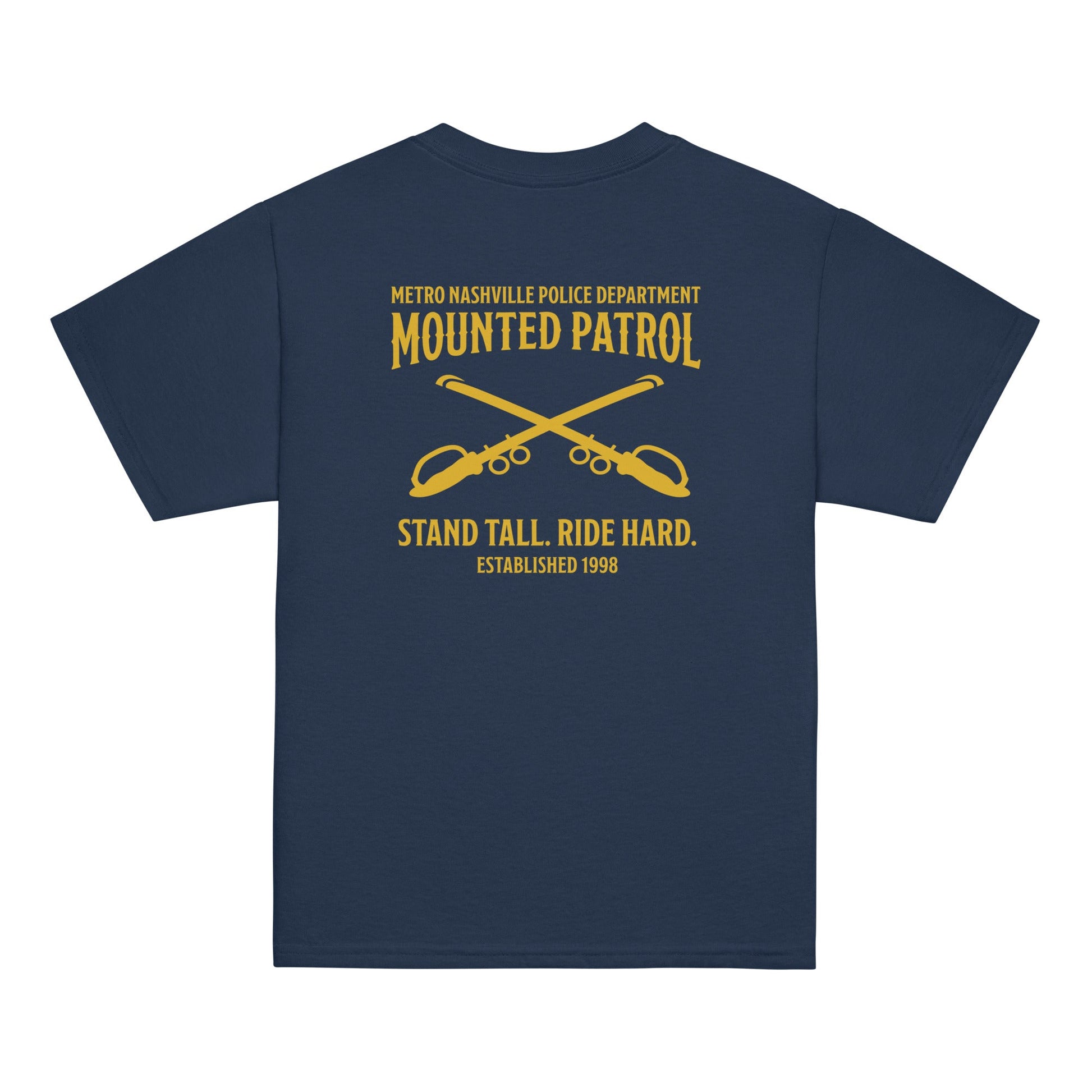 Classic | Youth T Shirt | Metro Nashville Police Department Horse Mounted Patrol | Stand Tall Logo