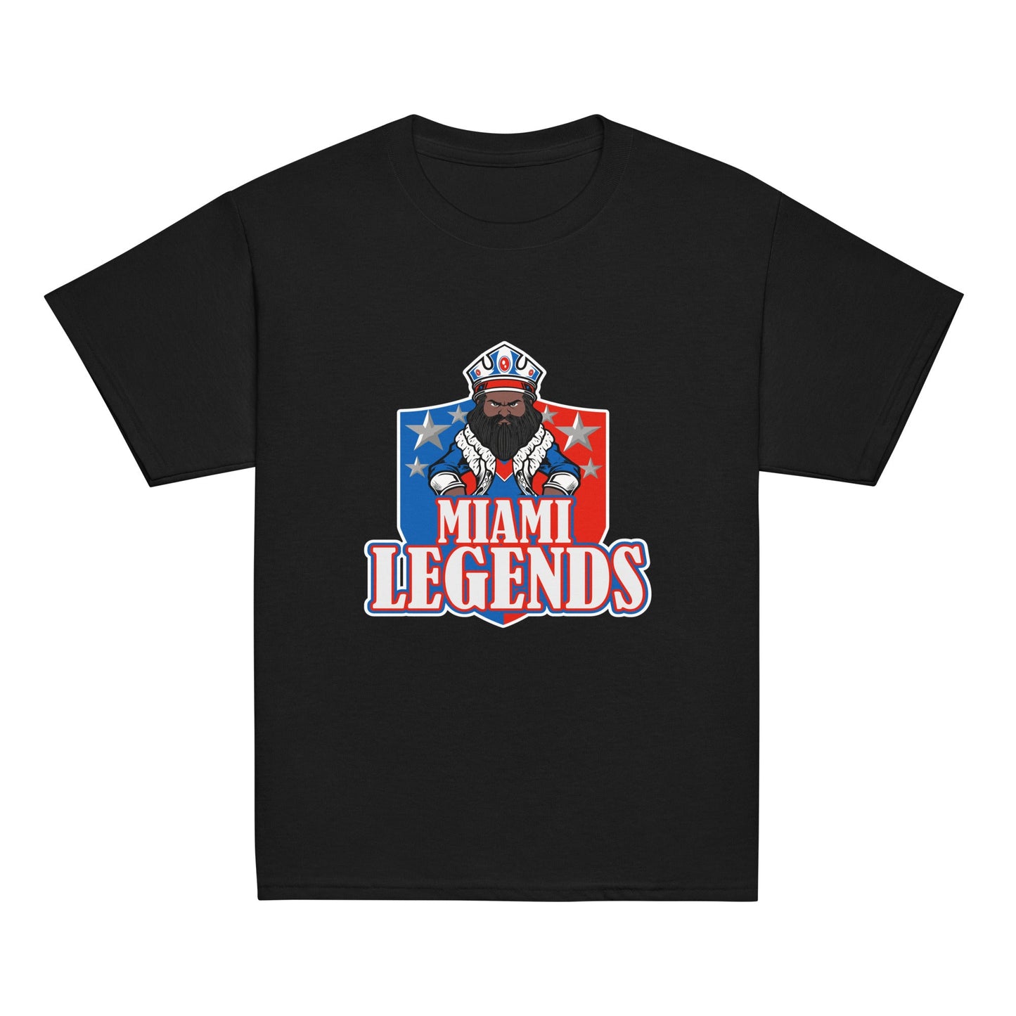 Classic | Youth T Shirt | Miami Legends Football | King Shield Logo