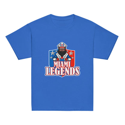 Classic | Youth T Shirt | Miami Legends Football | King Shield Logo