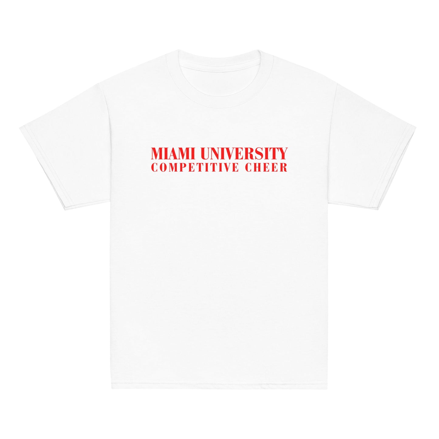 Classic | Youth T Shirt | Miami University Competitive Cheer Team