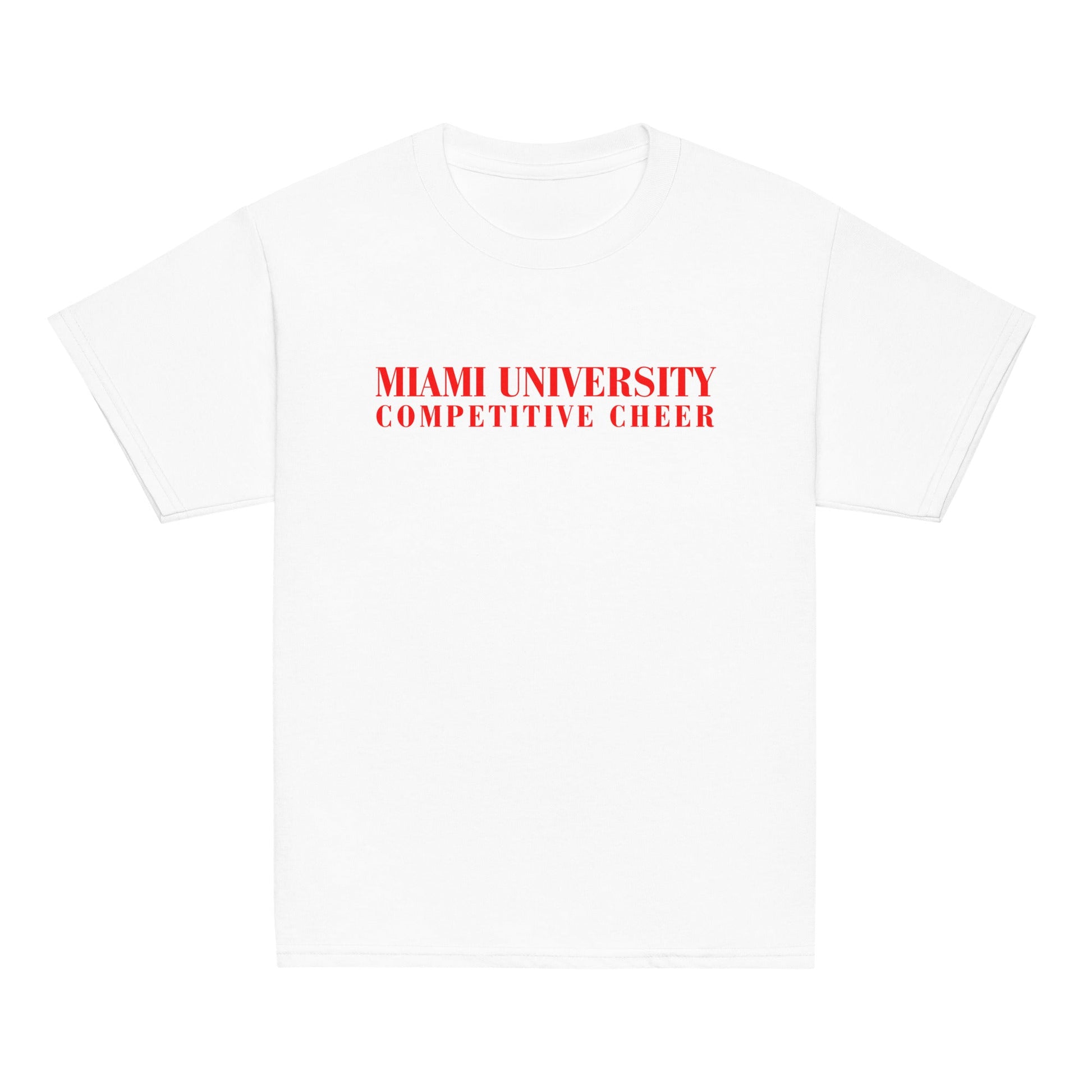 Classic | Youth T Shirt | Miami University Competitive Cheer Team