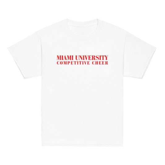 Classic | Youth T Shirt | Miami University Competitive Cheer Team