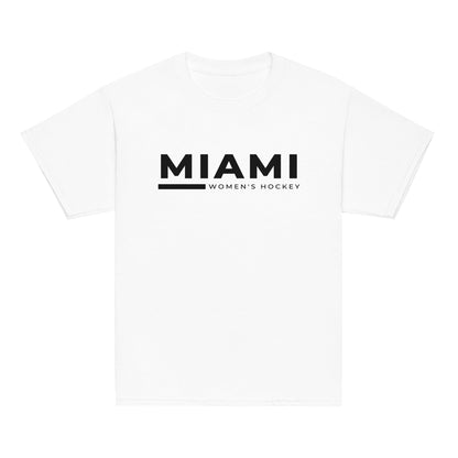 Classic | Youth T Shirt | Miami Women's Hockey | Lettermark Logo