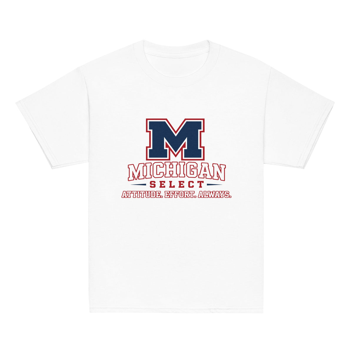 Classic | Youth T Shirt | Michigan Select Baseball | Crest Logo