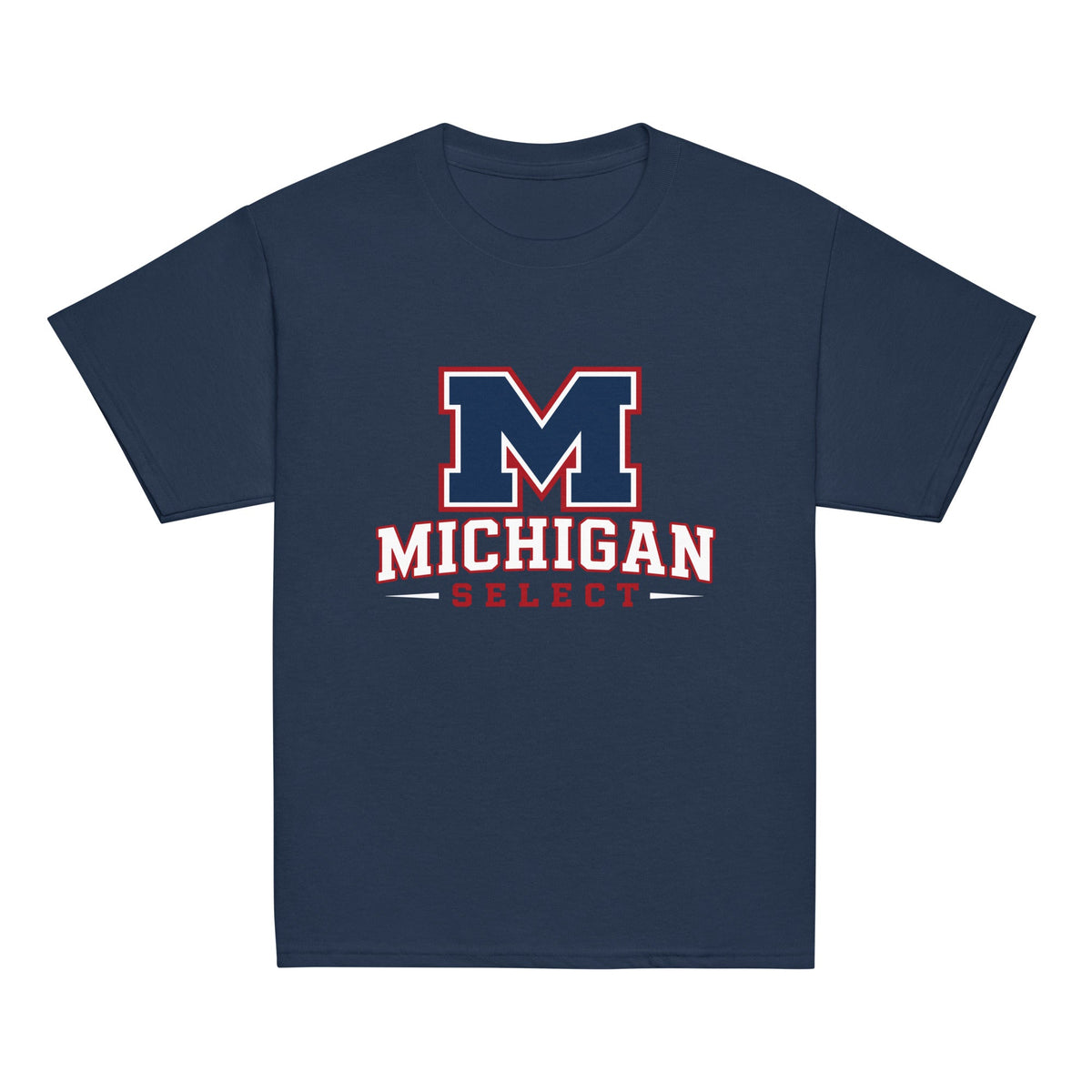 Classic | Youth T Shirt | Michigan Select Baseball | Emblem Logo