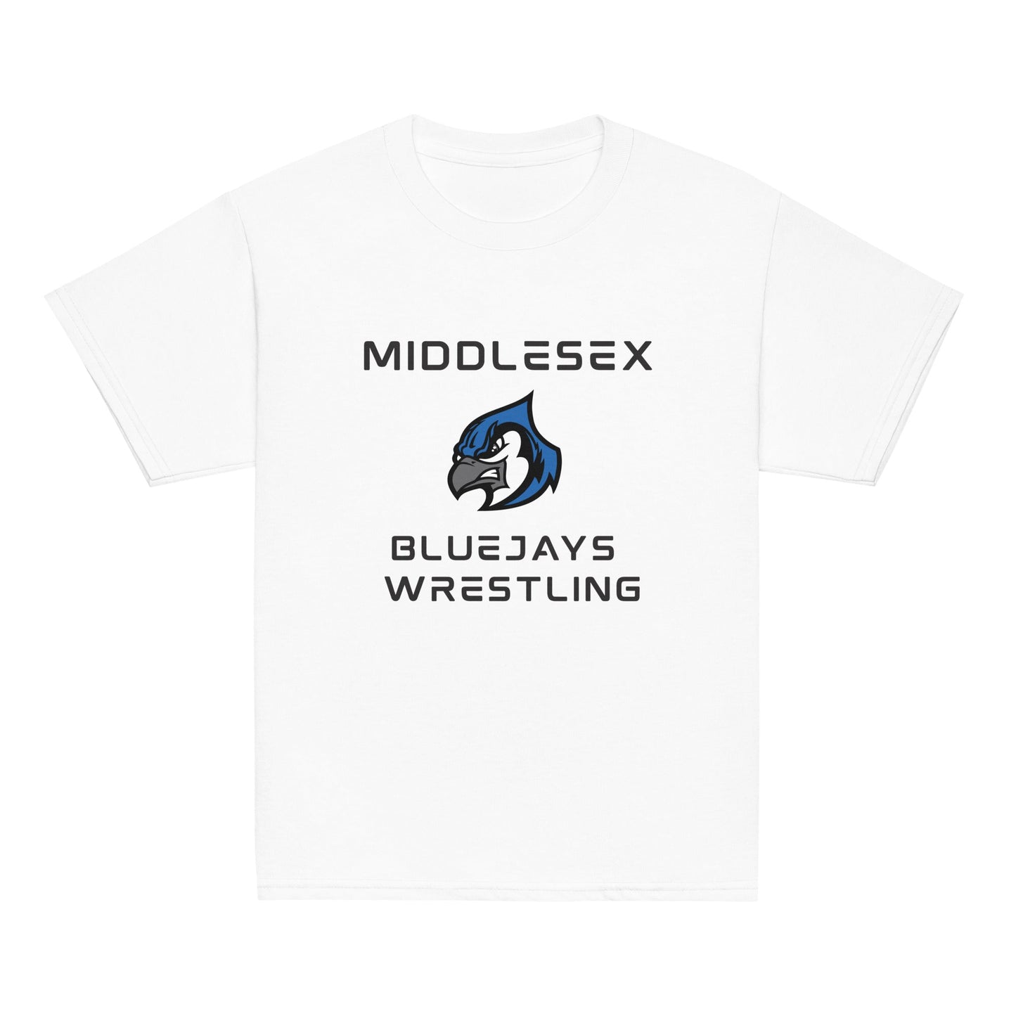 Classic | Youth T Shirt | Middlesex Bluejays Wrestling | Bluejays Logo