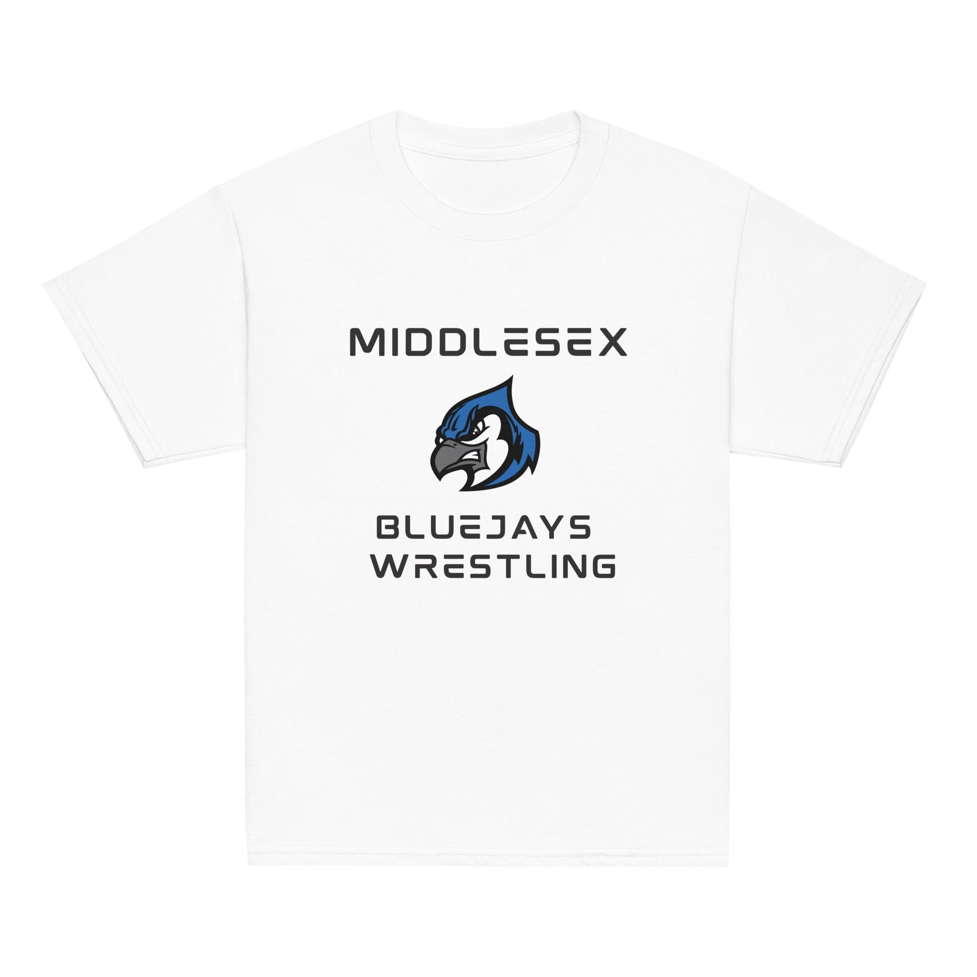Classic | Youth T Shirt | Middlesex Bluejays Wrestling | Bluejays Logo