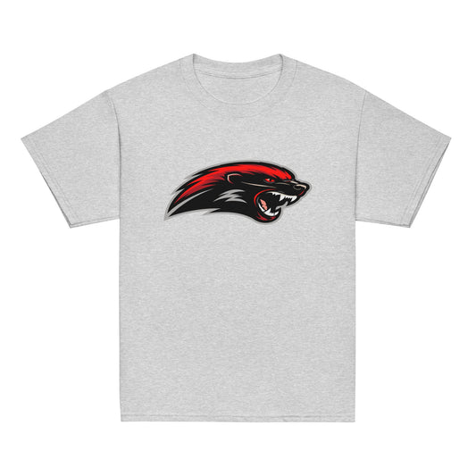 Classic | Youth T Shirt | Midwest Badgers | Emblem Logo
