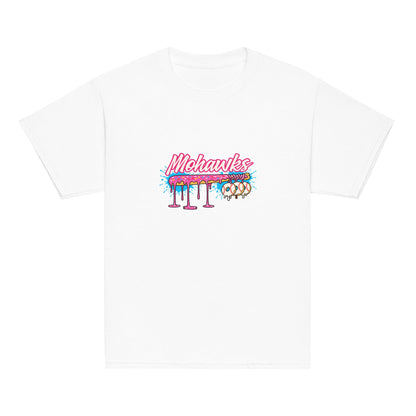 Classic | Youth T Shirt | Mohawks | Pink Batters Logo