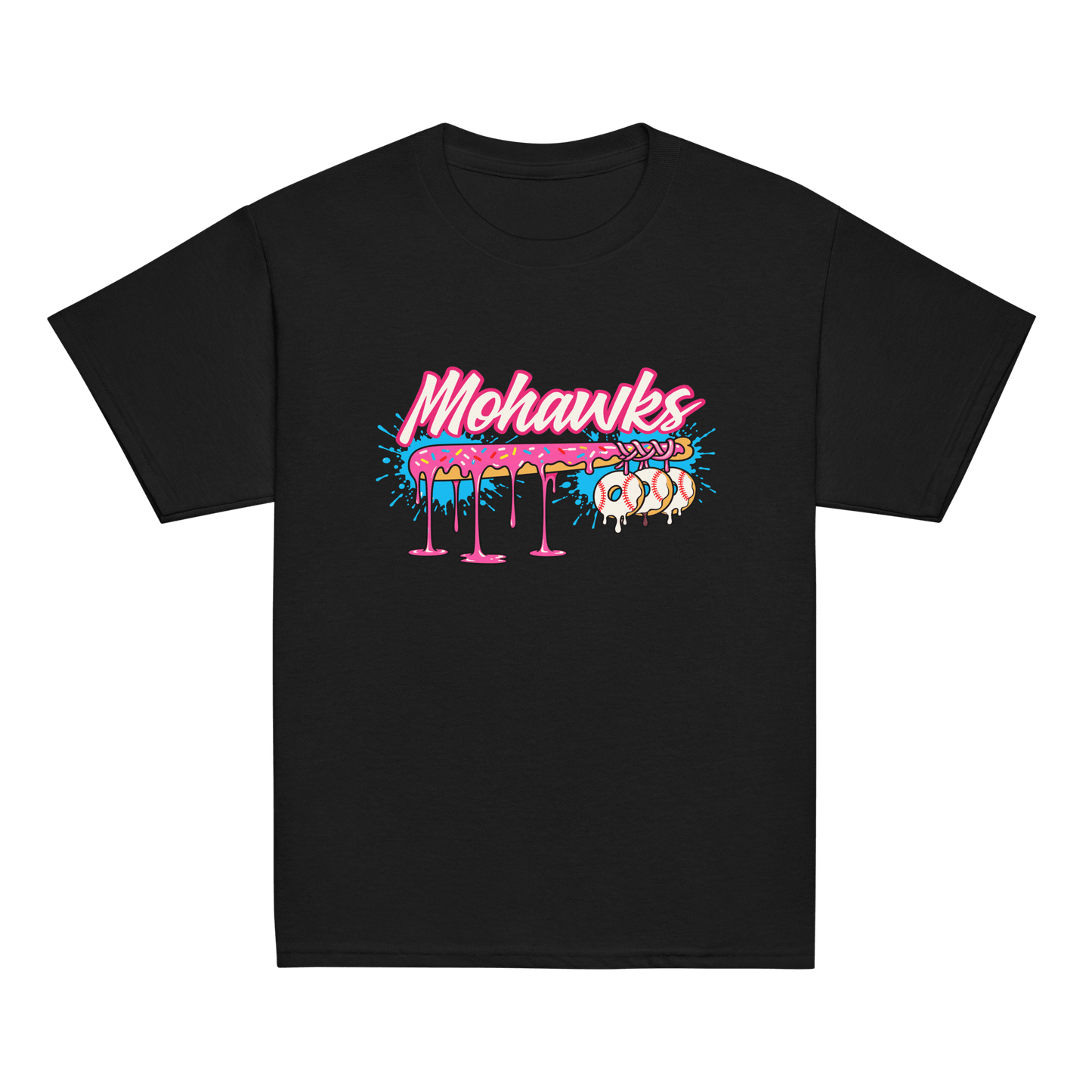 Classic | Youth T Shirt | Mohawks | Pink Batters Logo