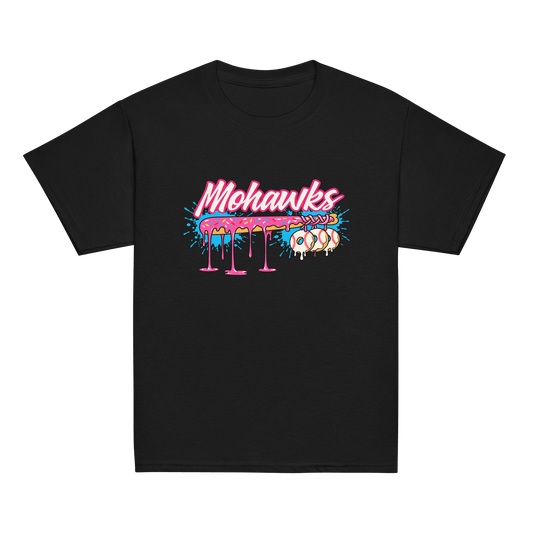 Classic | Youth T Shirt | Mohawks | Pink Batters Logo