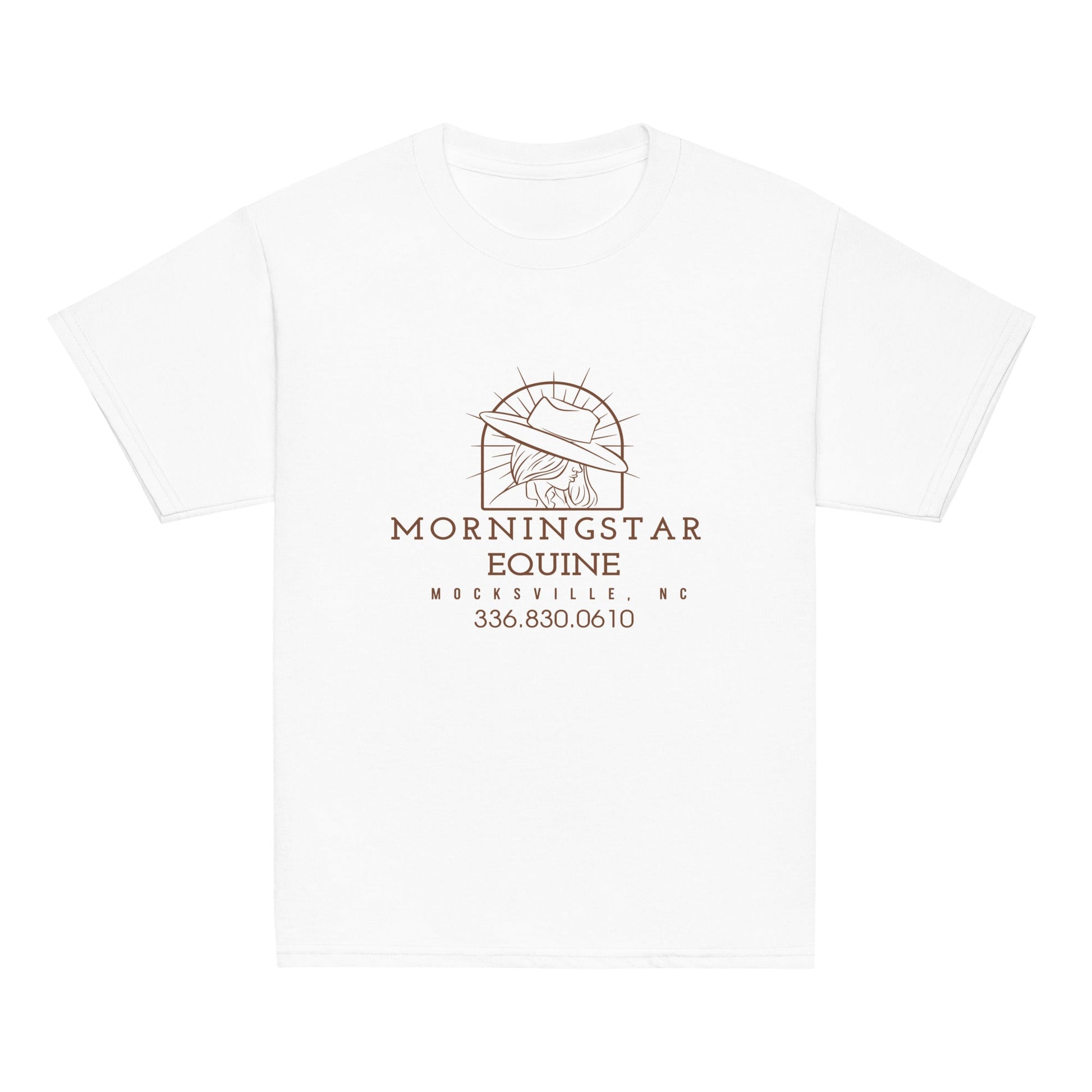 Classic | Youth T Shirt | Morningstar Equine | Morningstar Equine Burnt Logo