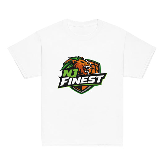 Classic | Youth T Shirt | NJ Finest AAU Elite | Emblem Logo