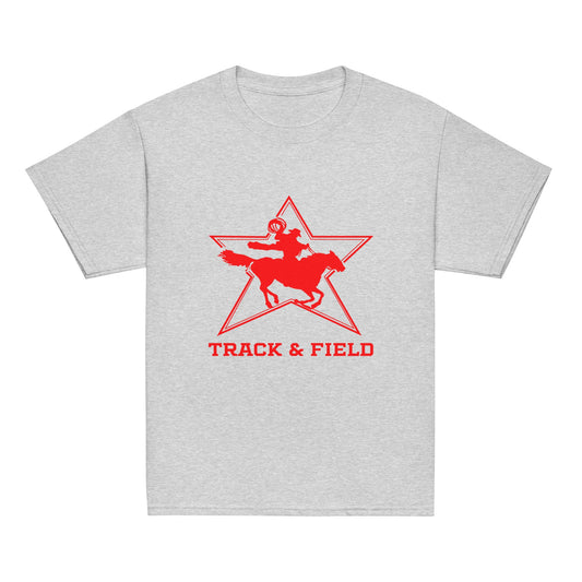 Classic | Youth T Shirt | North Lake Track and Field | Cowboy T&F Logo