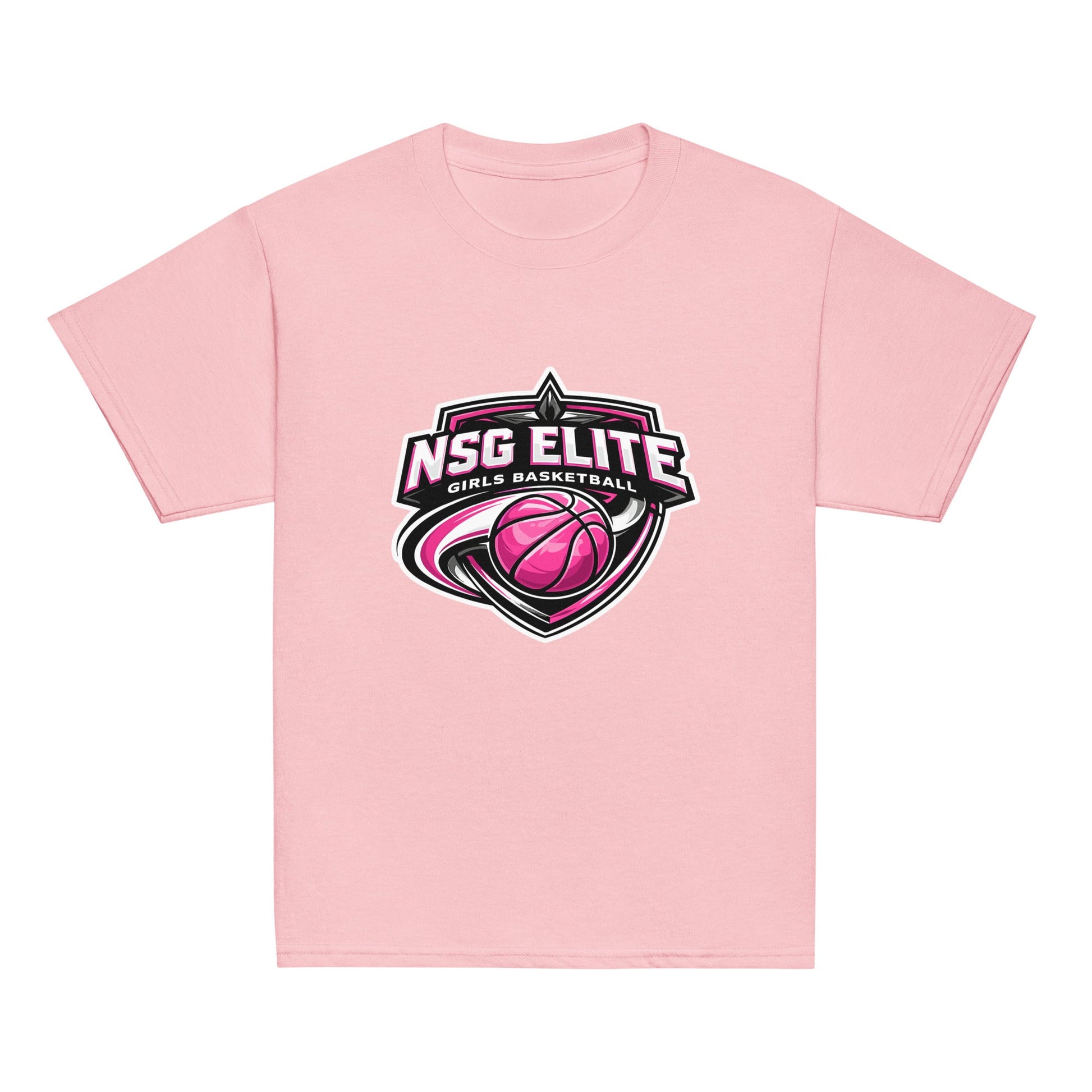 Classic | Youth T Shirt | NSG Elite Women’s Basketball | Vanguard Shield Logo