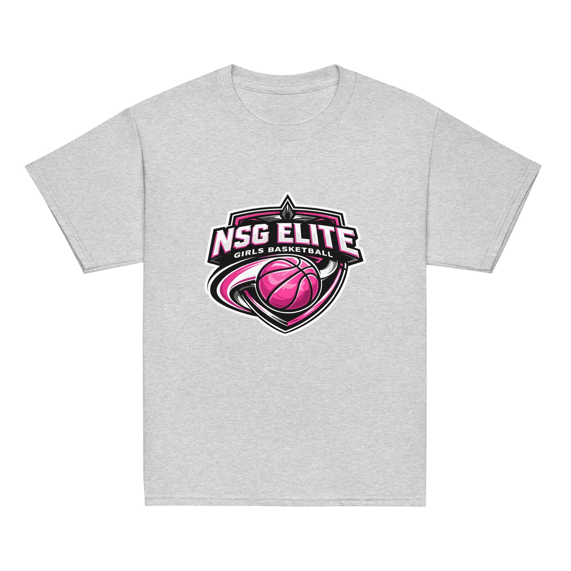 Classic | Youth T Shirt | NSG Elite Women’s Basketball | Vanguard Shield Logo