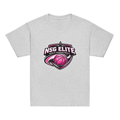 Classic | Youth T Shirt | NSG Elite Women’s Basketball | Vanguard Shield Logo