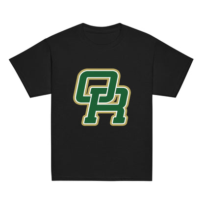Classic | Youth T Shirt | Oakridge Flag Football | Varsity Interlock Logo