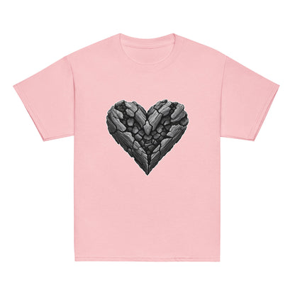 Classic | Youth T Shirt | Obsidian Heartbeat | Emblem Logo