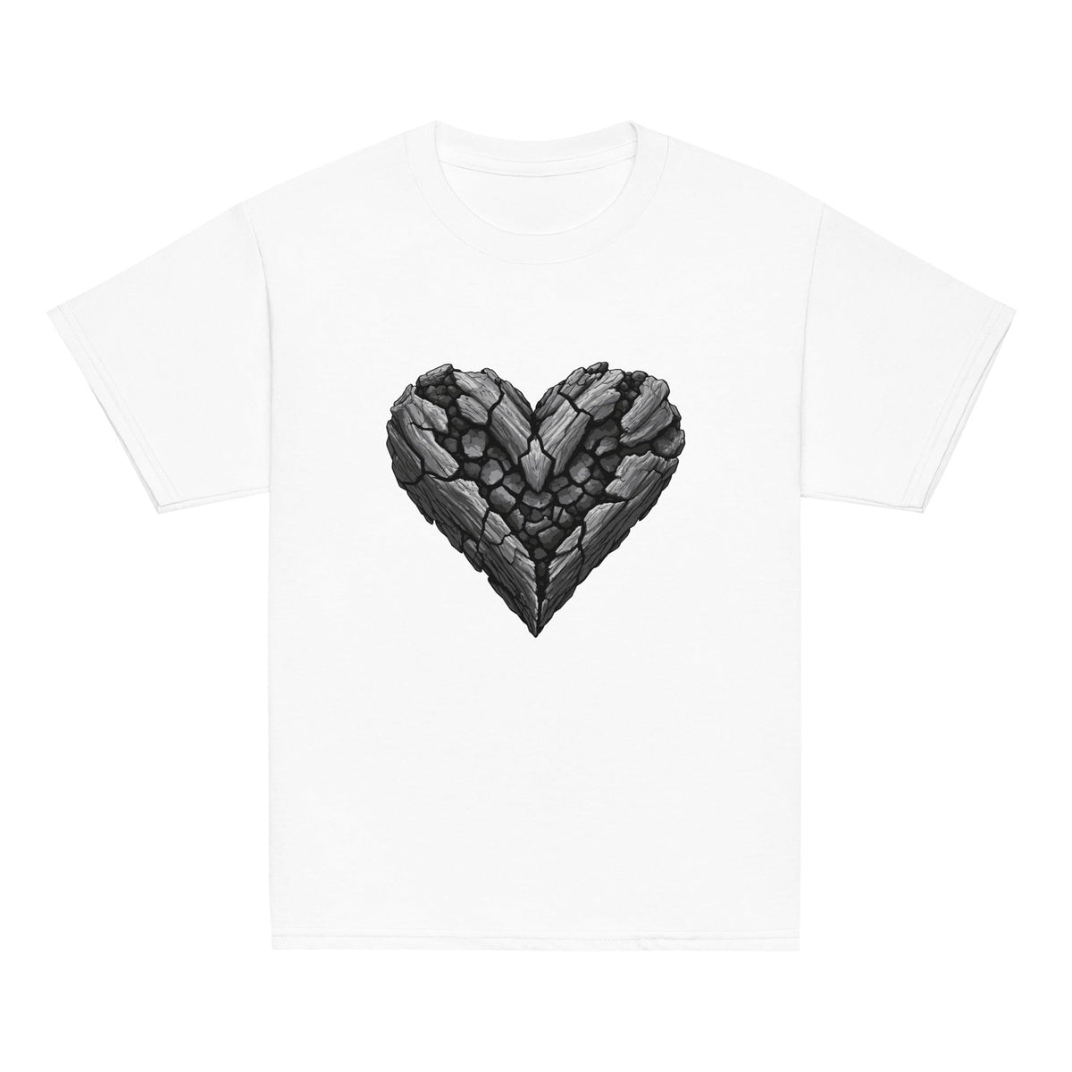 Classic | Youth T Shirt | Obsidian Heartbeat | Emblem Logo
