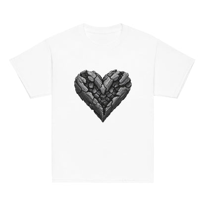 Classic | Youth T Shirt | Obsidian Heartbeat | Emblem Logo