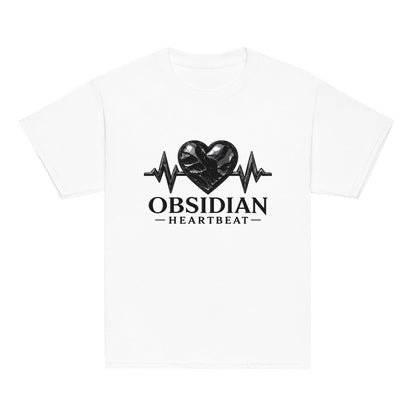Classic | Youth T Shirt | Obsidian Heartbeat | Pulse Athletics Logo