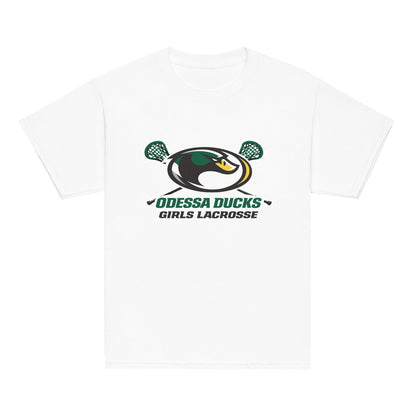 Classic | Youth T Shirt | Odessa Girls Lacrosse | Duck Sticks Logo