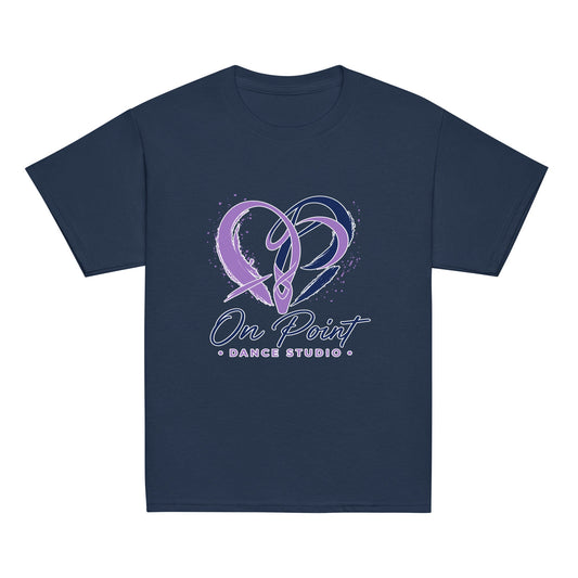 Classic | Youth T Shirt | On Point Dance Studio | Crest Logo