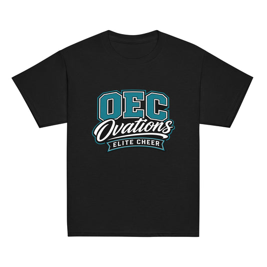 Classic | Youth T Shirt | Ovations Elite Cheer | Crest Logo