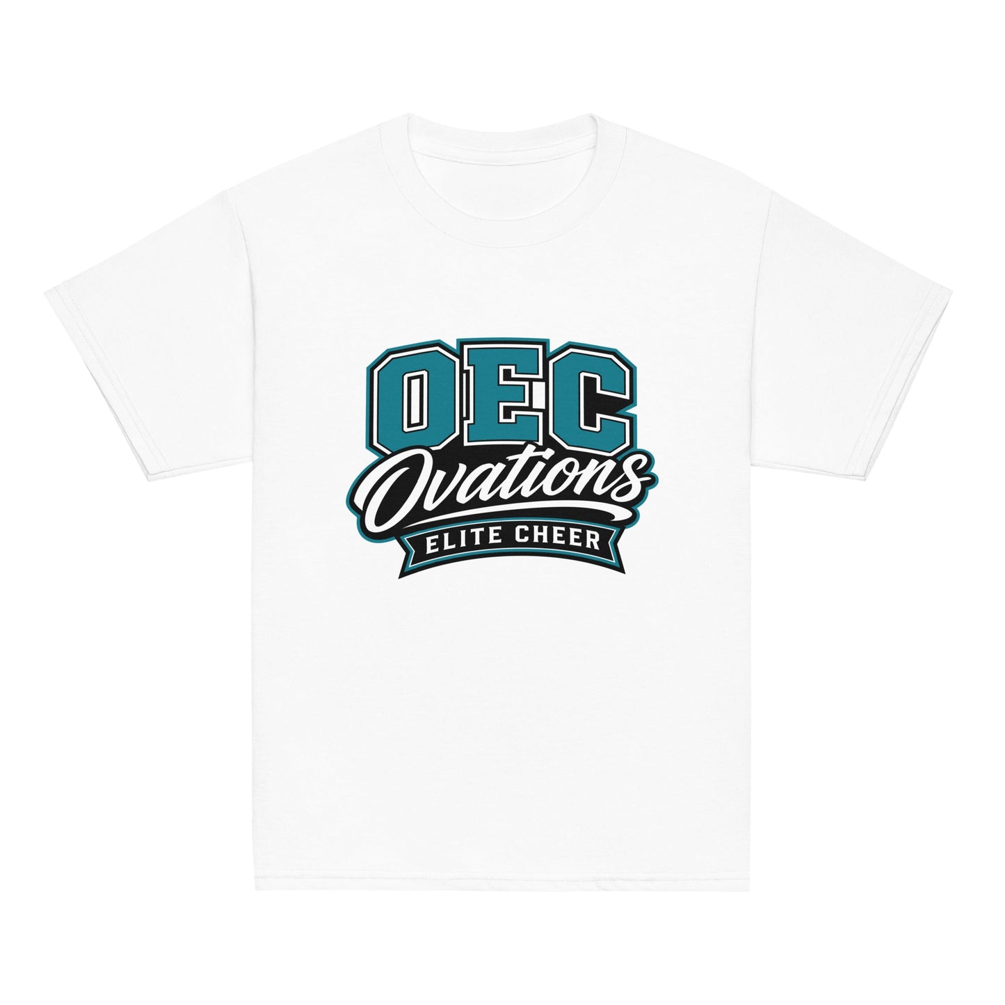 Classic | Youth T Shirt | Ovations Elite Cheer | Crest Logo
