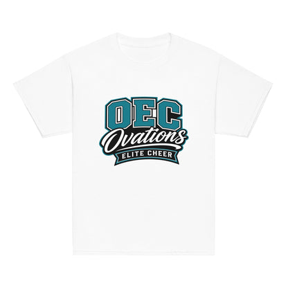 Classic | Youth T Shirt | Ovations Elite Cheer | Crest Logo