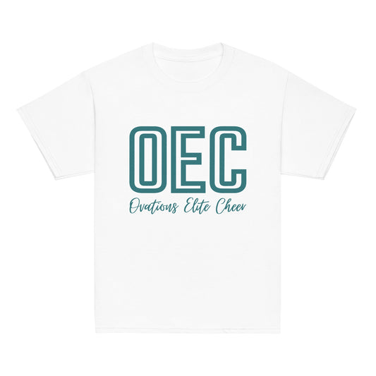 Classic | Youth T Shirt | Ovations Elite Cheer | Script Logo