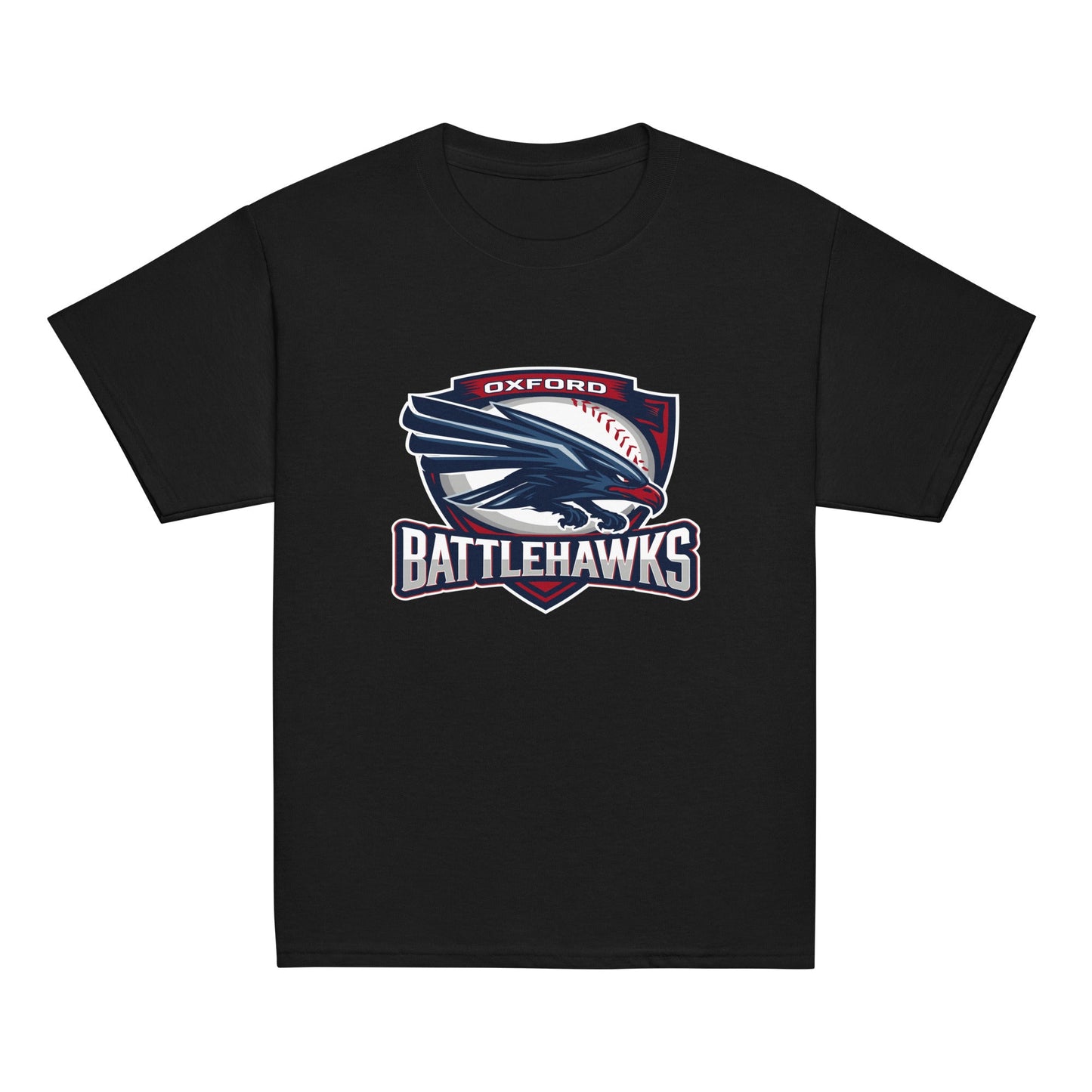 Classic | Youth T Shirt | Oxford Battlehawks 13U | Badge Logo