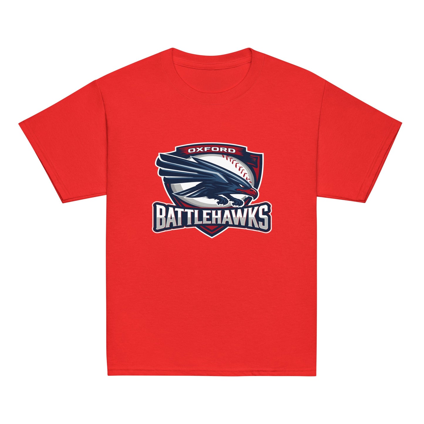 Classic | Youth T Shirt | Oxford Battlehawks 13U | Badge Logo