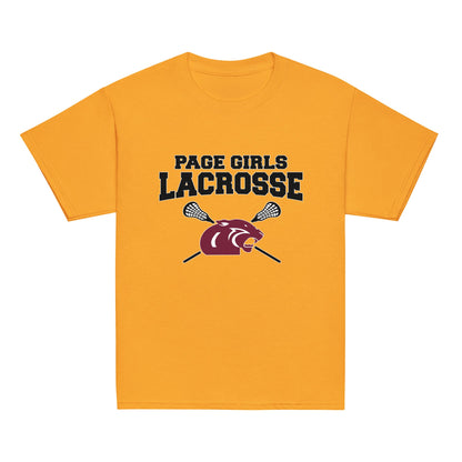Classic | Youth T Shirt | Page Middle Girls Lacrosse