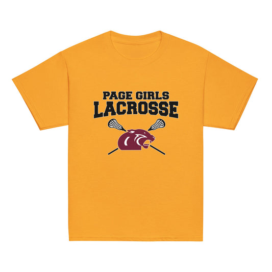 Classic | Youth T Shirt | Page Middle Girls Lacrosse