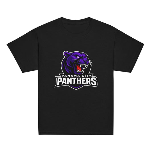Classic | Youth T Shirt | Panama City Panthers | Mascot Logo